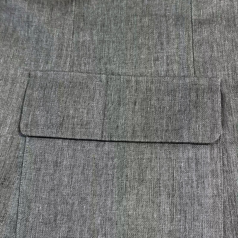 Heren Casual Katoen Linnen Notch Revers Effen Slim-fit blazer 34577242M