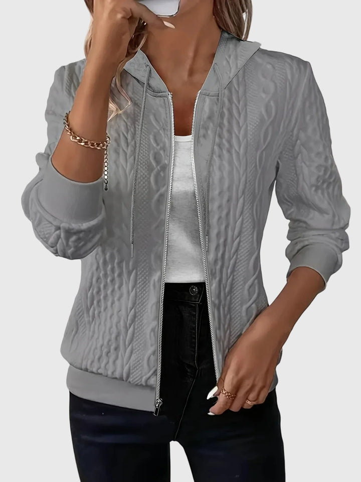 Jenna | Hoodie met Rits