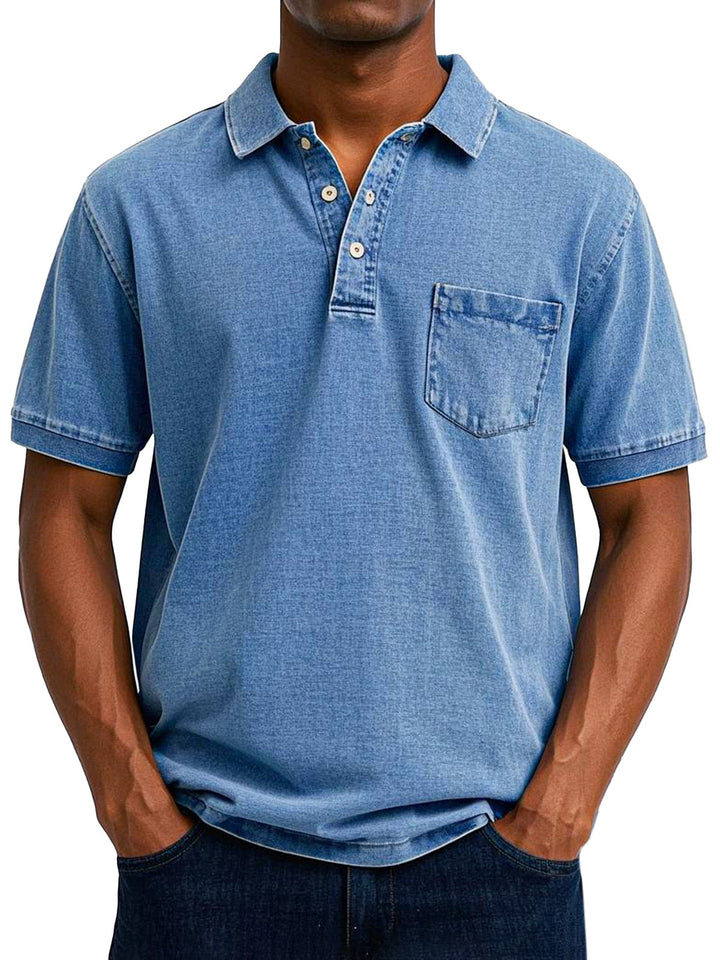 Maxime™ | Vintage Casual Polo Hemd voor Mannen 