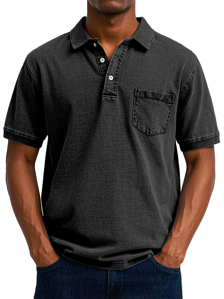 Maxime™ | Vintage Casual Polo Hemd voor Mannen 