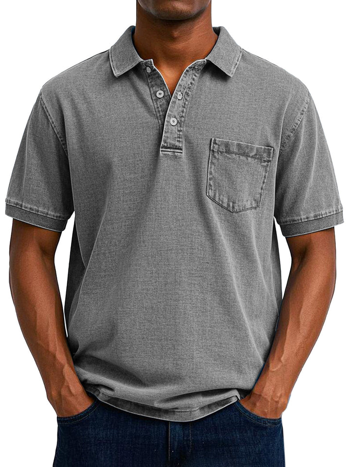 Maxime™ | Vintage Casual Polo Hemd voor Mannen 