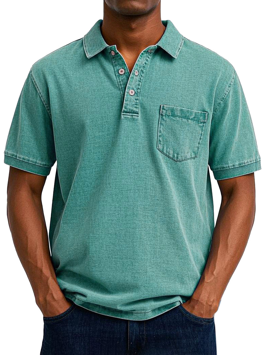 Maxime™ | Vintage Casual Polo Hemd voor Mannen 