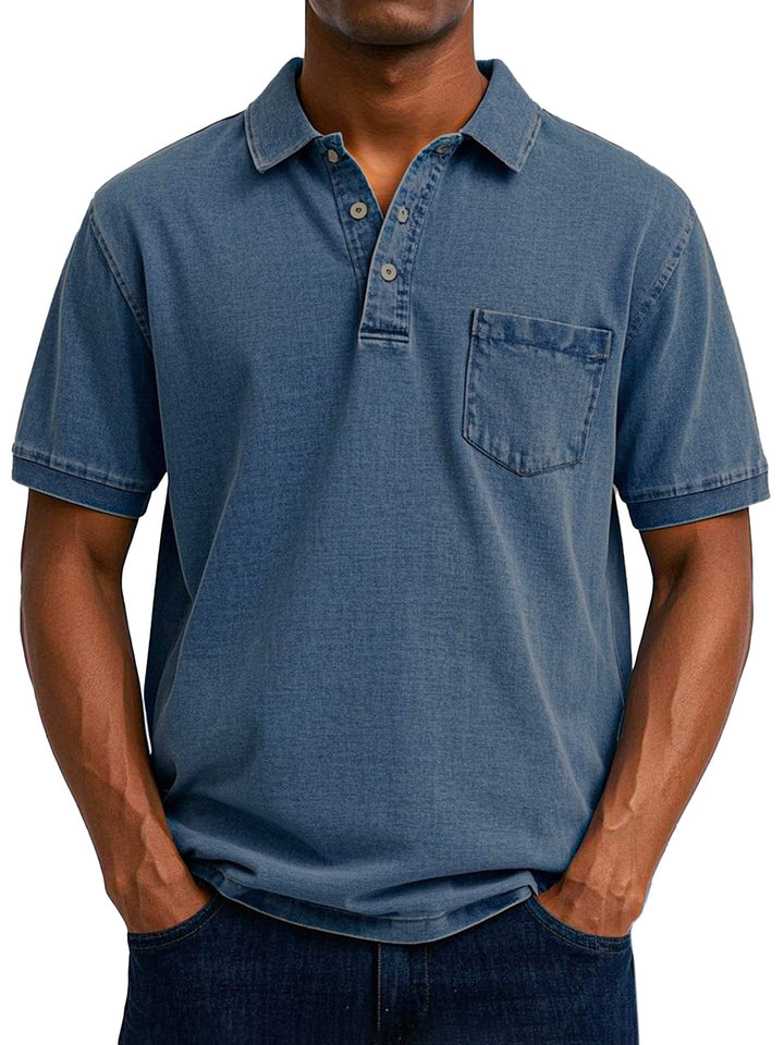 Maxime™ | Vintage Casual Polo Hemd voor Mannen 