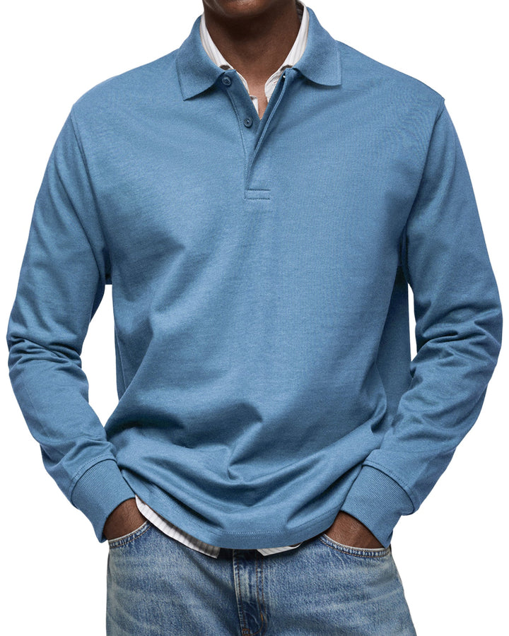 Alexandre™ | Casual poloshirt met lange mouwen 