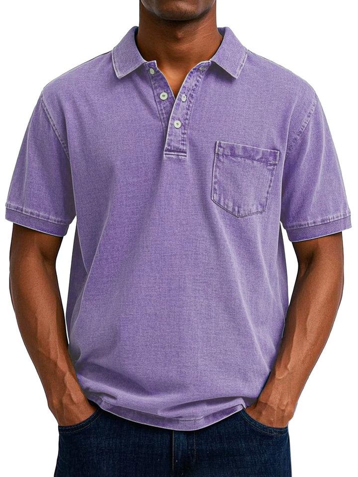 Maxime™ | Vintage Casual Polo Hemd voor Mannen 