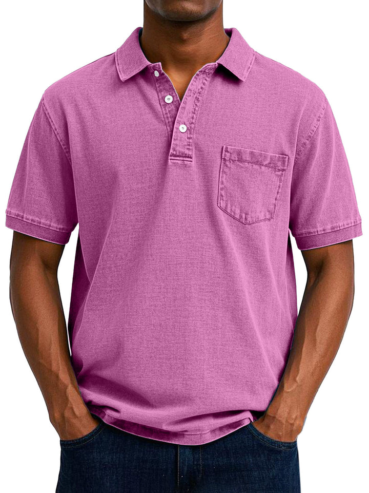 Maxime™ | Vintage Casual Polo Hemd voor Mannen 
