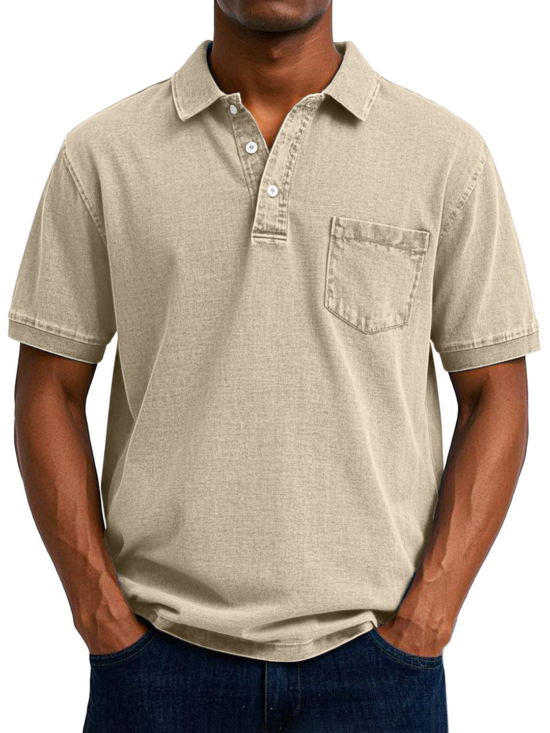 Maxime™ | Vintage Casual Polo Hemd voor Mannen 