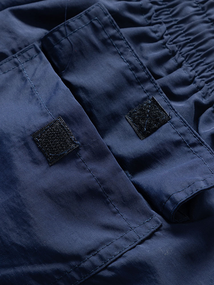 Kleurrijke Bladerprint Doorknoop Shirt & Zwembroek