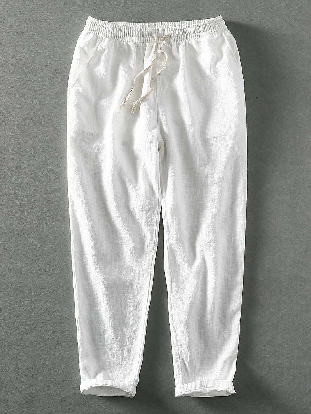 Linnen Katoen Mix Cropped Broek