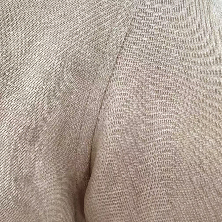 Heren Casual Linnen Geborduurde Revers Effen Shirt met Korte Mouwen