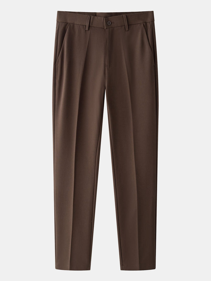 Contrast Getextureerde Johnny Kraag Polo & Slim Fit Getaperde Broek