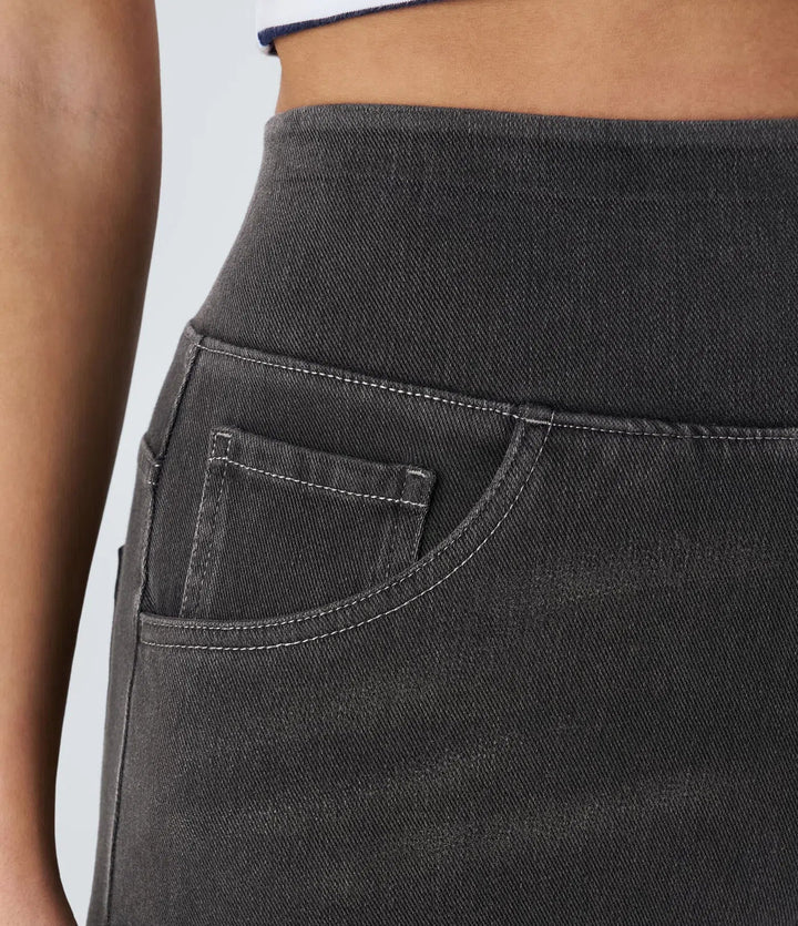 Eva | Comfortabele & Elastische Broek Met Hoge Taille