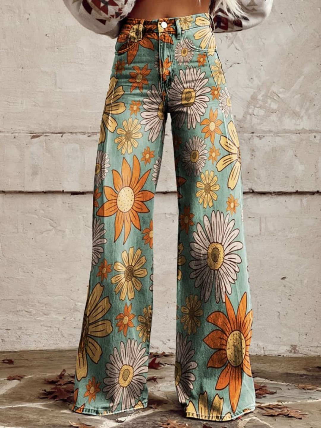 Daisy | Festival Bloom Wijde-Pantalon