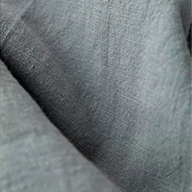 Van Dame Casual Effen Kleur Katoen Linnen Broek met Touwtjes voor Dames met Zakken