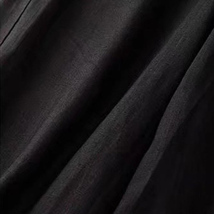 Van Dame Casual Effen Kleur Eén Knop Vrouwen Capri Wijde Pantalon Met Zakken