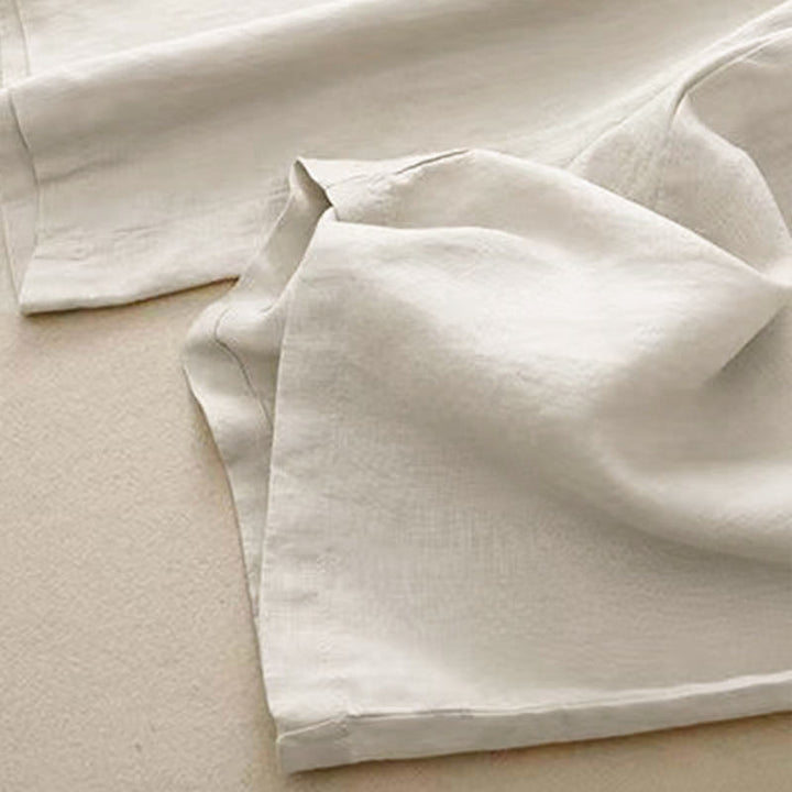 Van Dame Casual Effen Kleur Eén Knop Vrouwen Capri Wijde Pantalon Met Zakken