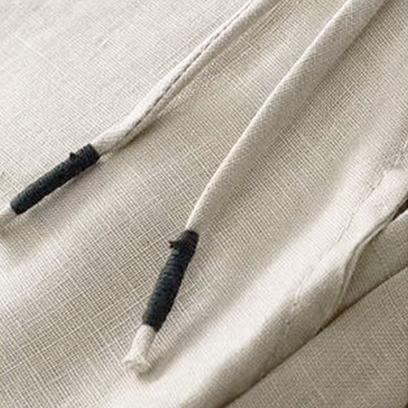 Van Dame Casual Effen Kleur Eén Knop Vrouwen Capri Wijde Pantalon Met Zakken