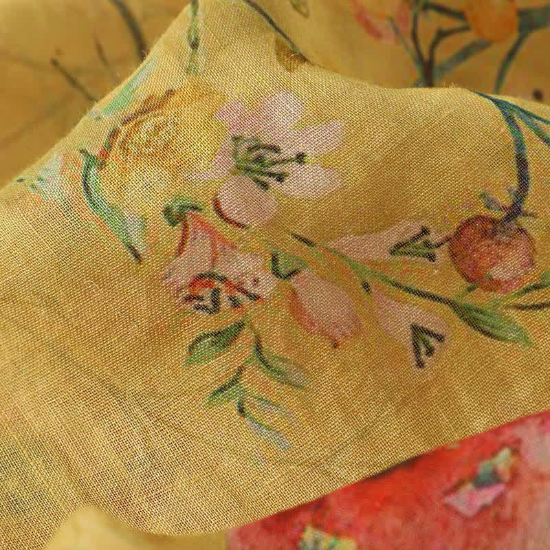 Zomer Tang Stijl Vintage Kikker Knop Orchidee Bloemen Dames Mouwloze Shirts Tanktop
