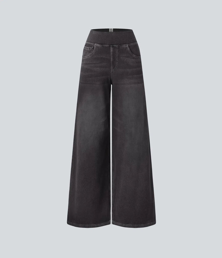 Eva | Comfortabele & Elastische Broek Met Hoge Taille