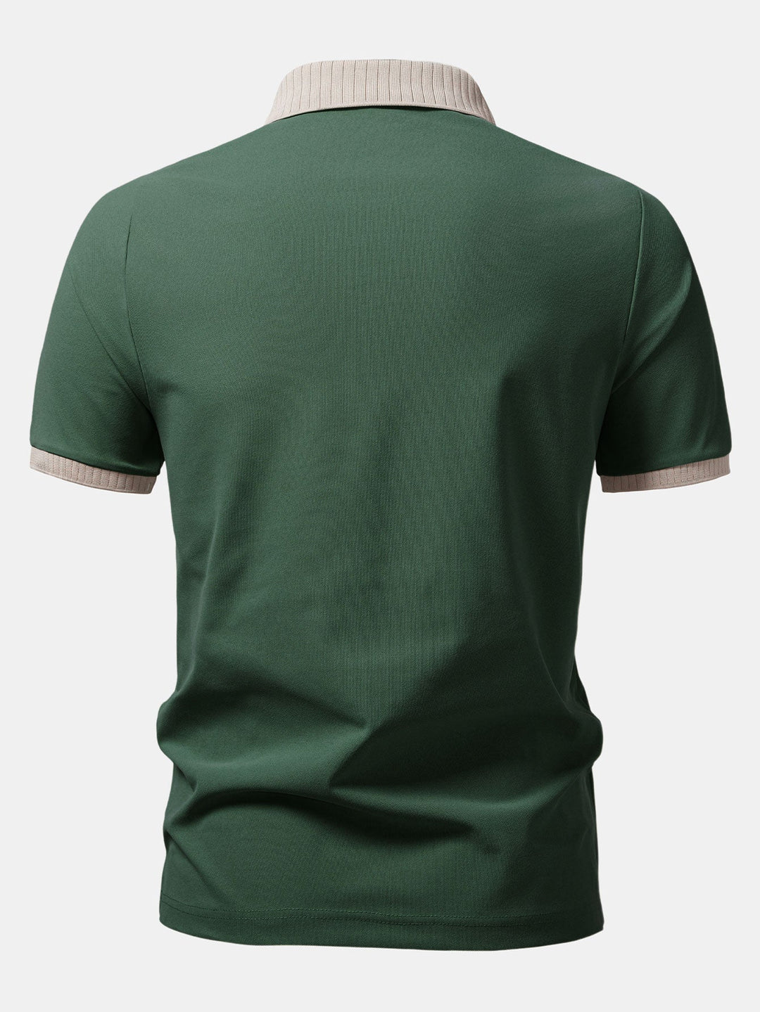 Contrast Raglan Mouw Polo