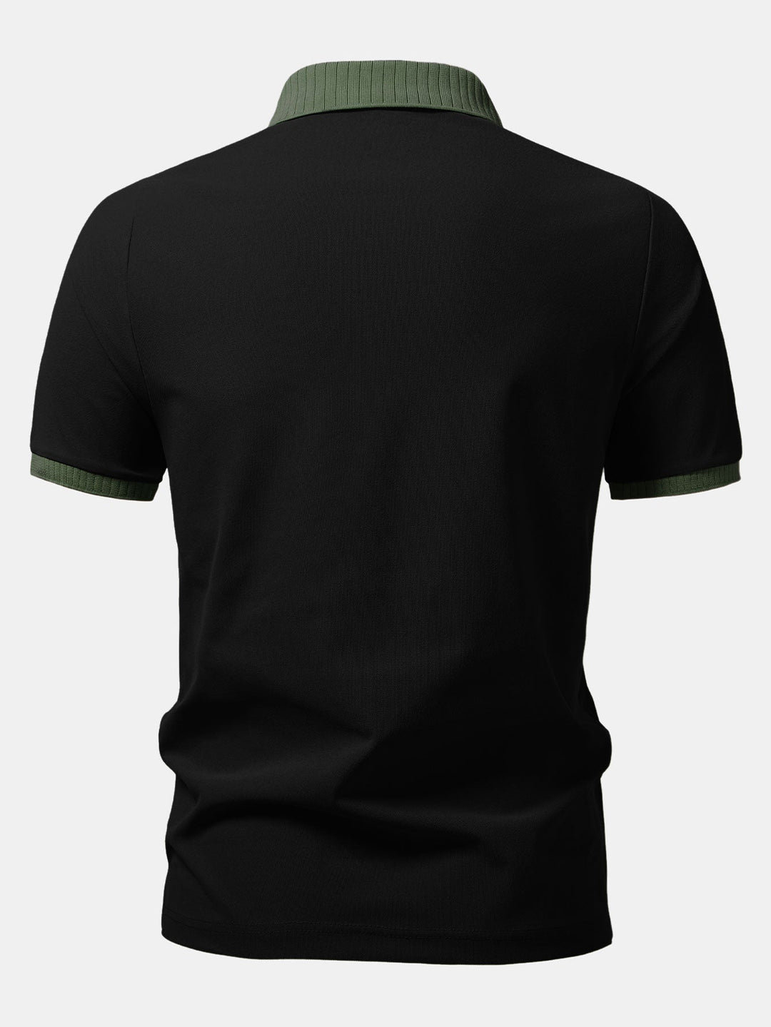 Contrast Raglan Mouw Polo