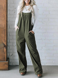 Dames Cozy Corduroy Loose Fit Overalls
