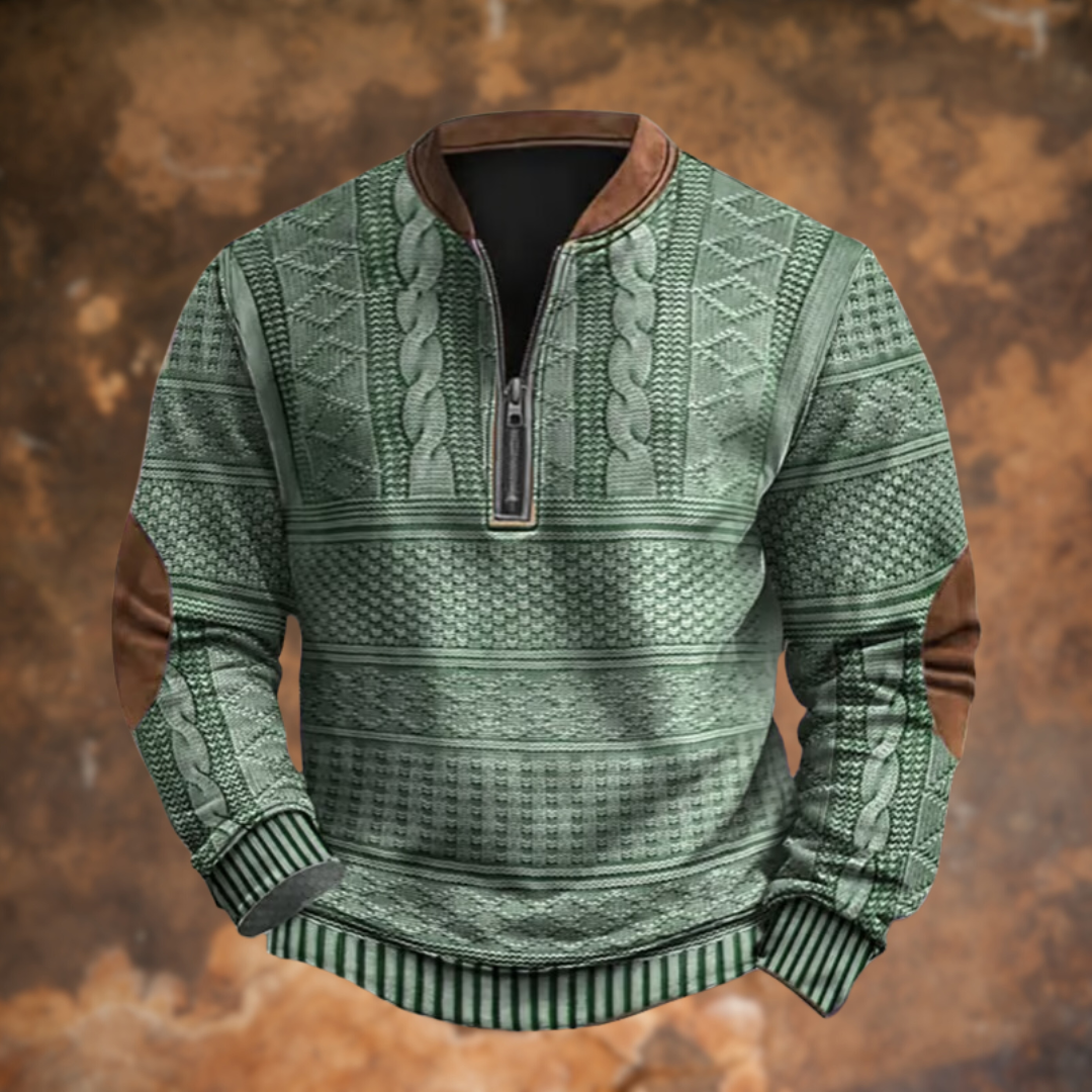 Maxime – Gebreide Trui met Ritsdetail