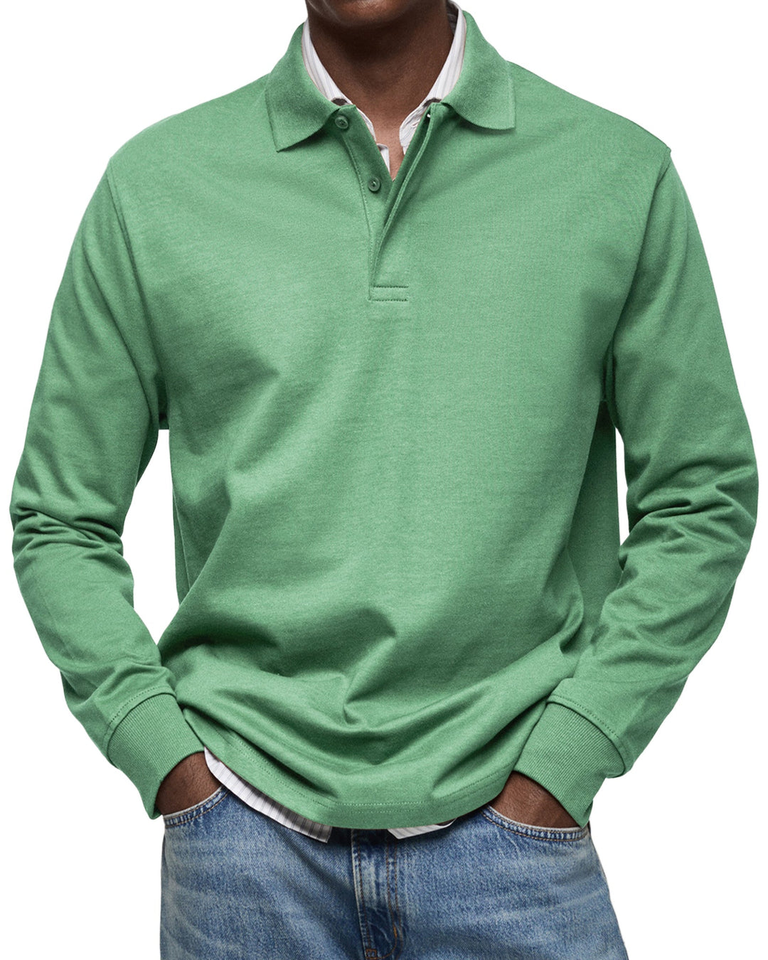 Alexandre™ | Casual poloshirt met lange mouwen 