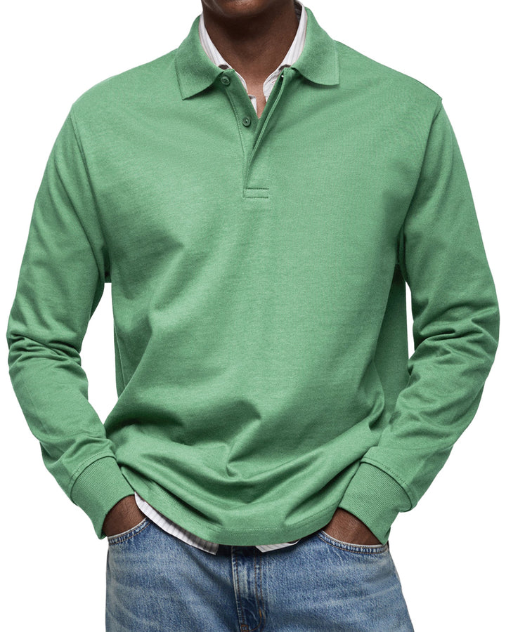 Alexandre™ | Casual poloshirt met lange mouwen 