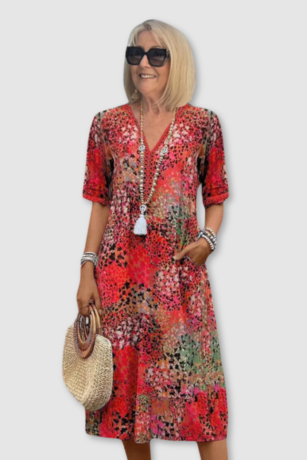 Margot™ Midi Boho Jurk