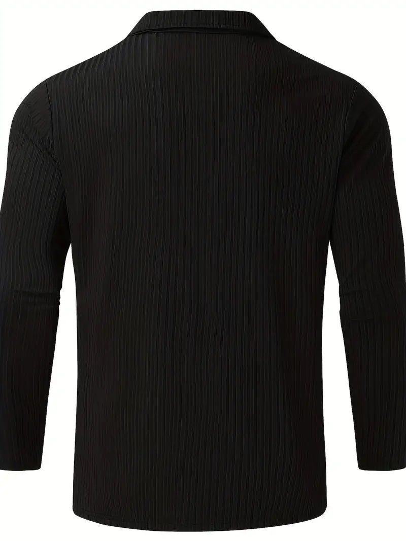 Fascino: Muscle Fit-pullover met halve rits 