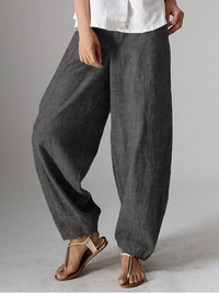 Effen Kleur Casual Effen Linnen Broeken 