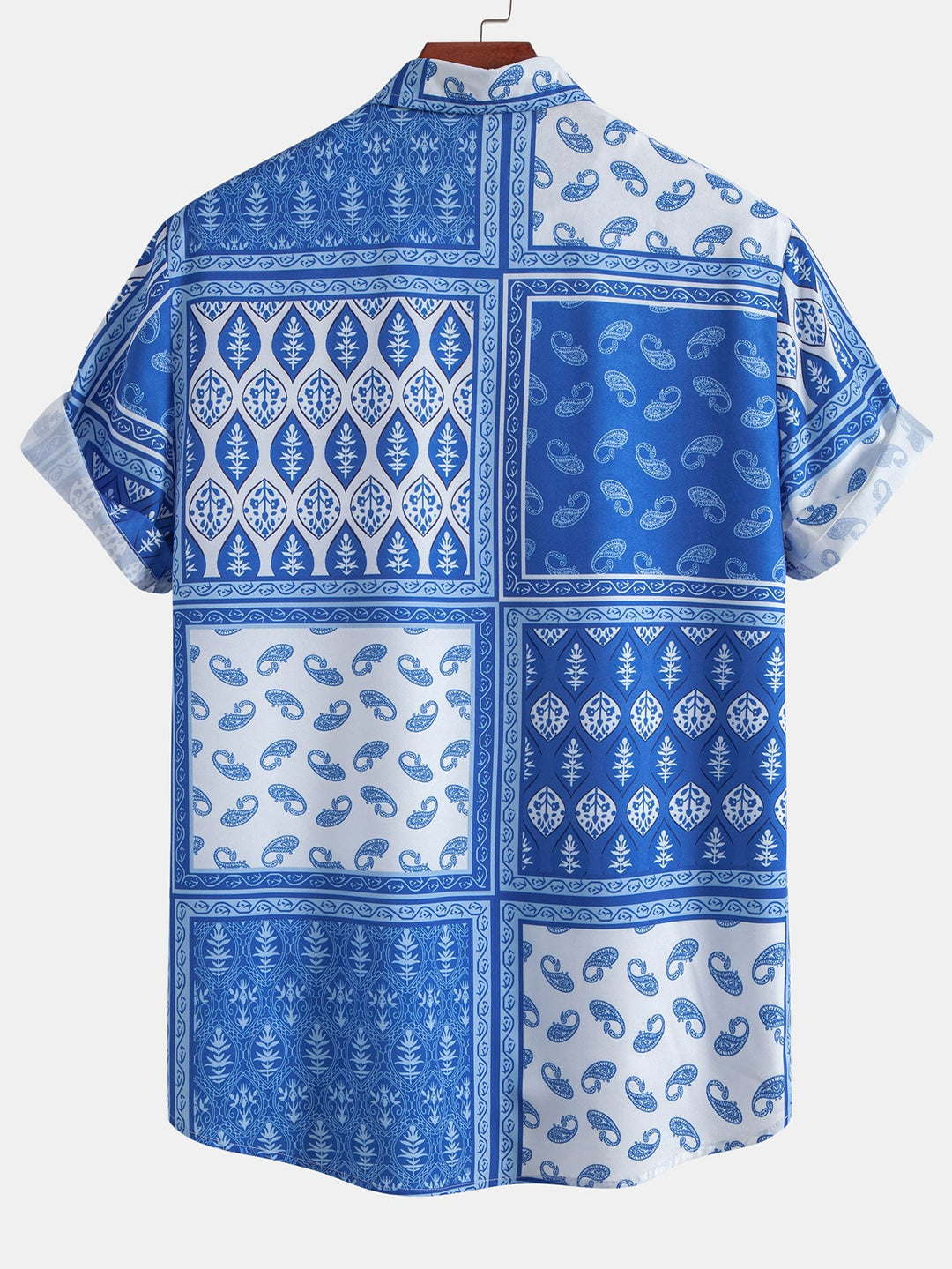 Paisley Rand Doorknoop Shirt & Zwembroek
