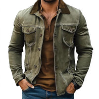 Heren Versleten spijkerjack 82240840U