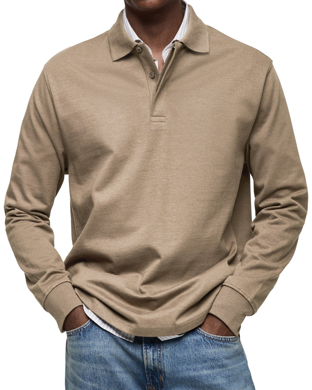 Alexandre™ | Casual poloshirt met lange mouwen 