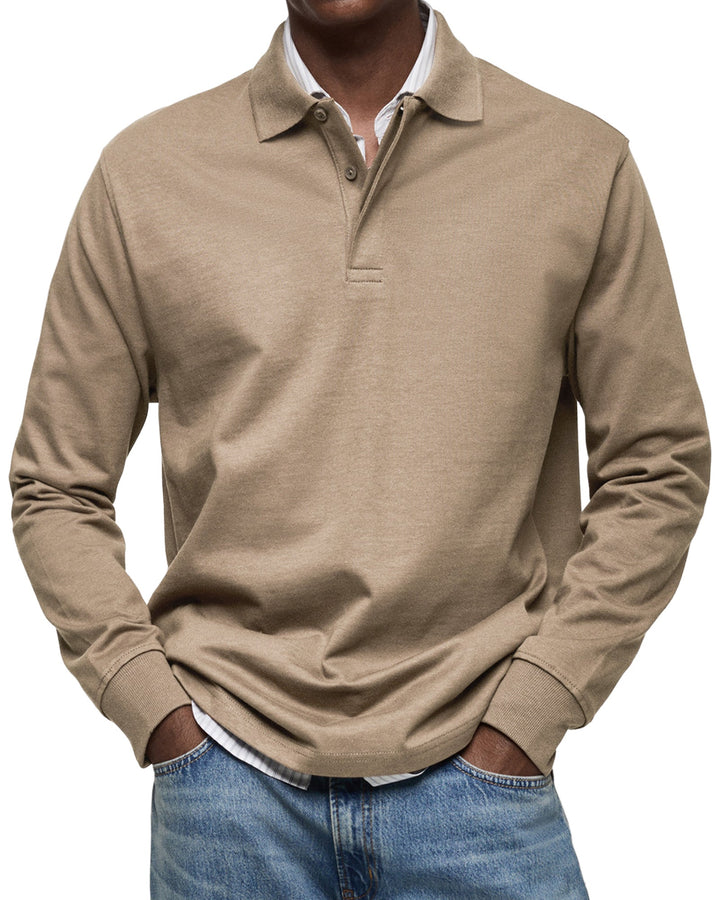 Alexandre™ | Casual poloshirt met lange mouwen 