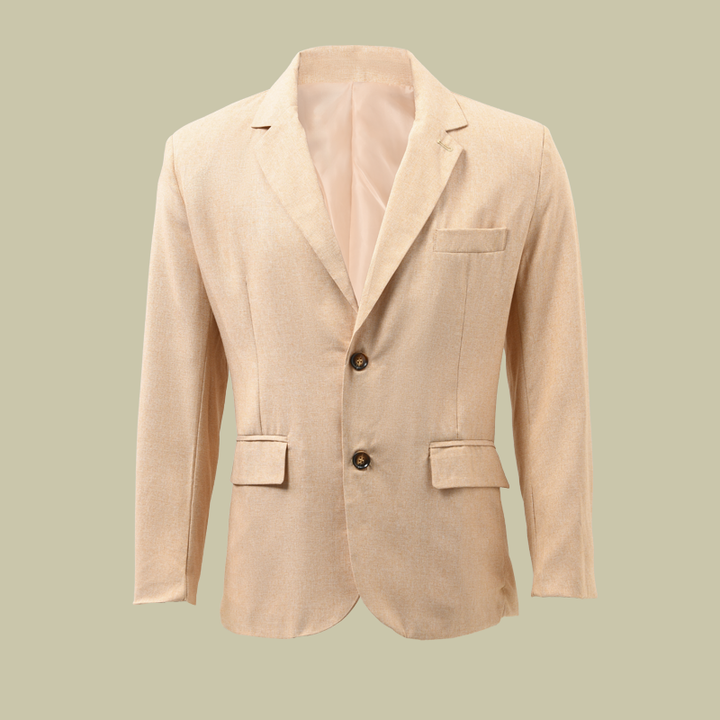Herenmode Notch Revers Twee Knoppen Casual Blazer 47644865Z