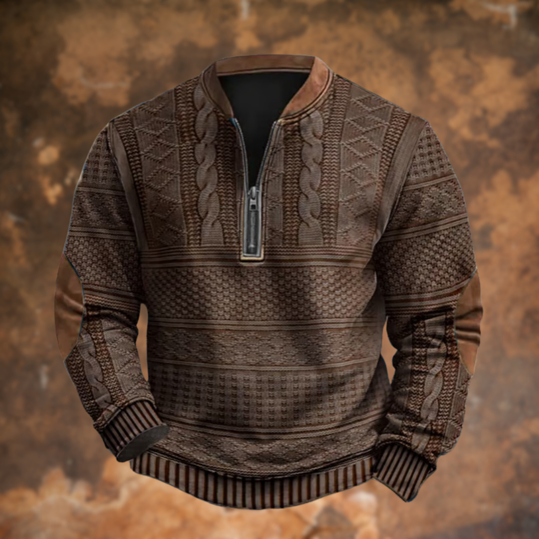 Maxime – Gebreide Trui met Ritsdetail