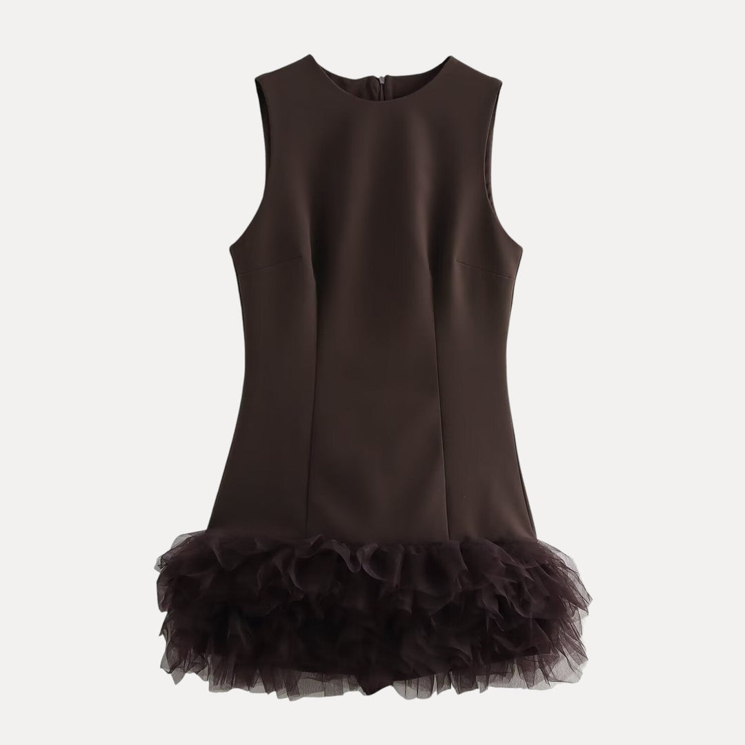 ZAAR™ | GECOMBINEERDE JUMPSUIT-JURK MET TULE