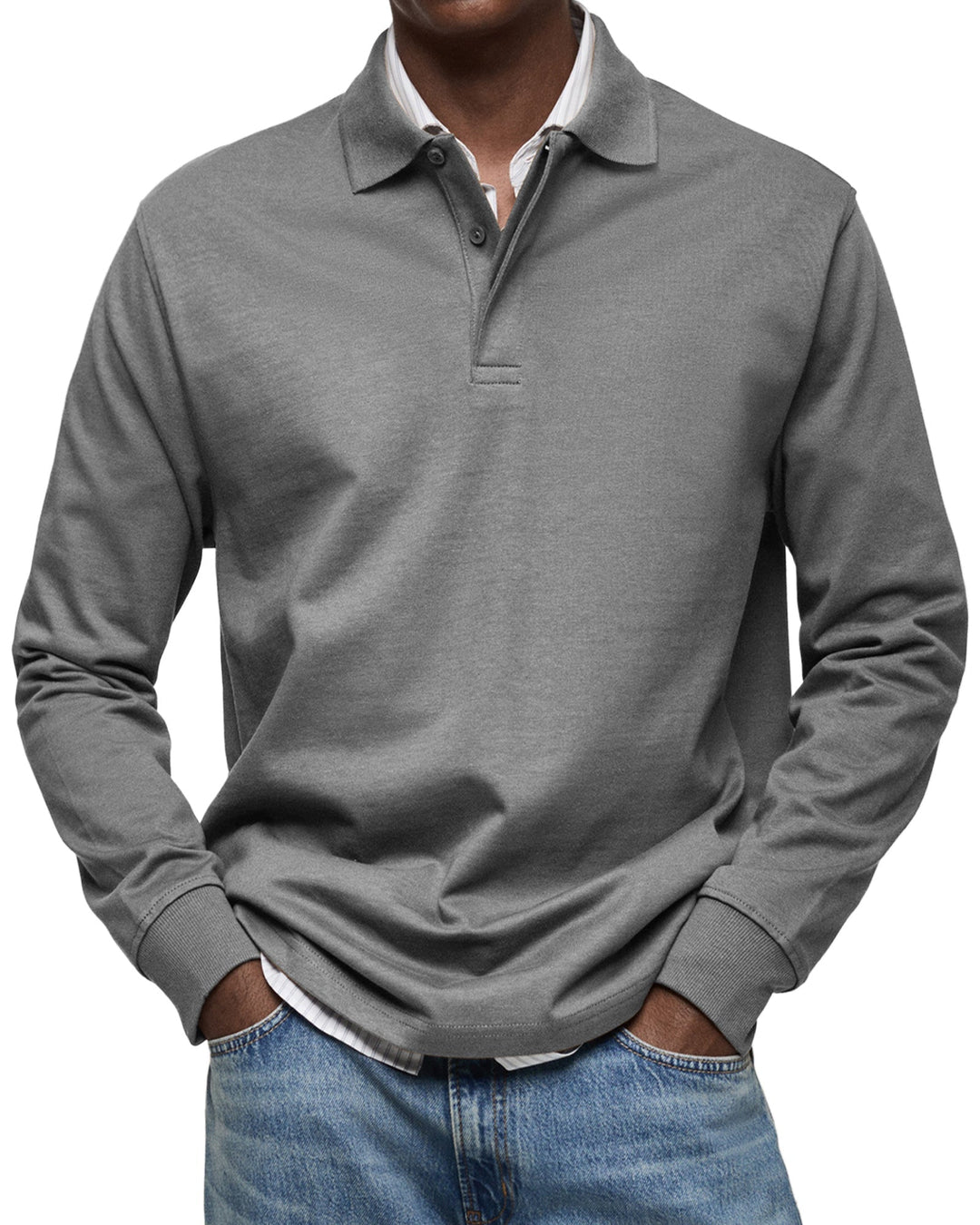 Alexandre™ | Casual poloshirt met lange mouwen 
