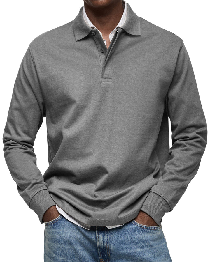 Alexandre™ | Casual poloshirt met lange mouwen 