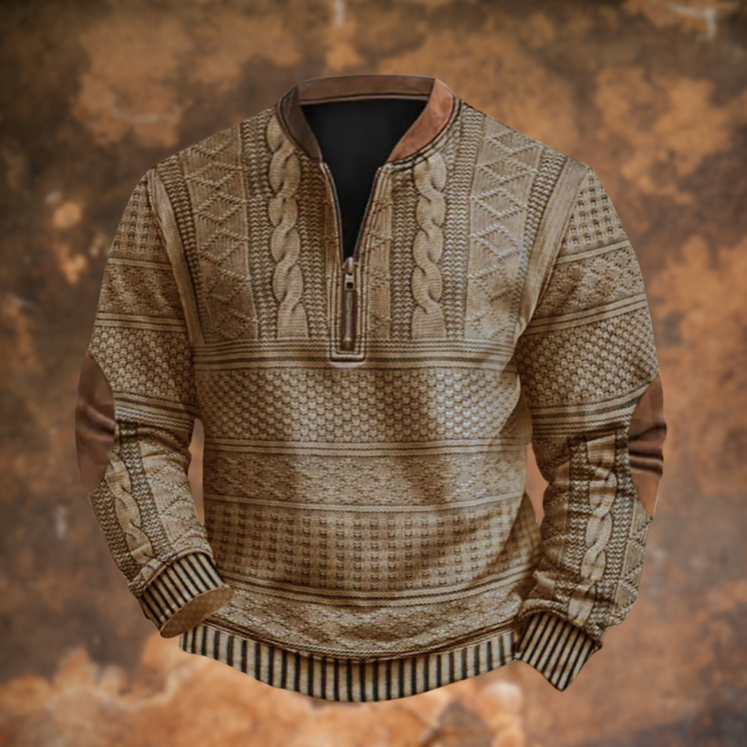 Maxime – Gebreide Trui met Ritsdetail