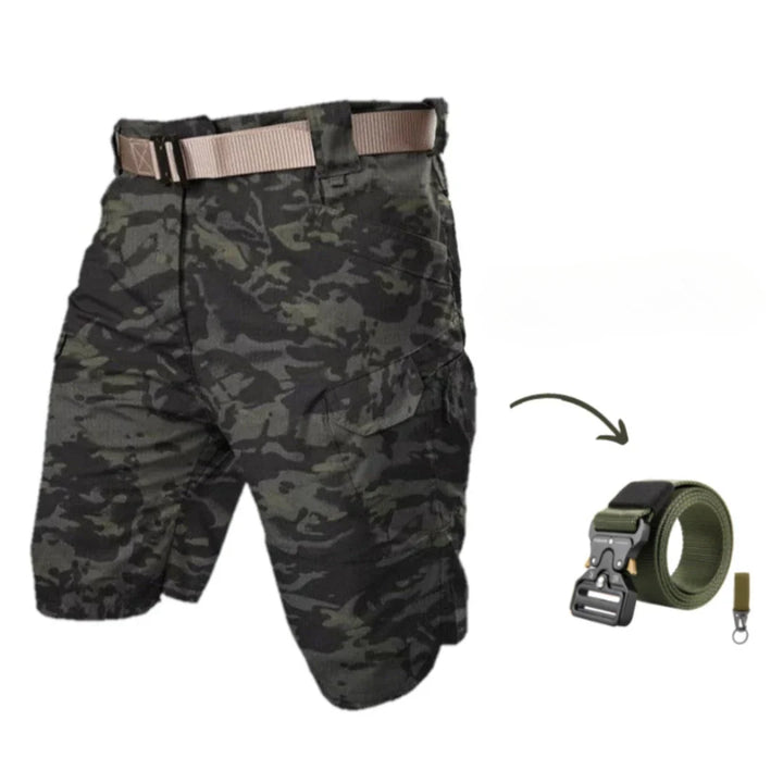 DAMIAN - CARGOSHORTS MET 7 ZAKKEN EN GRATIS RIEM