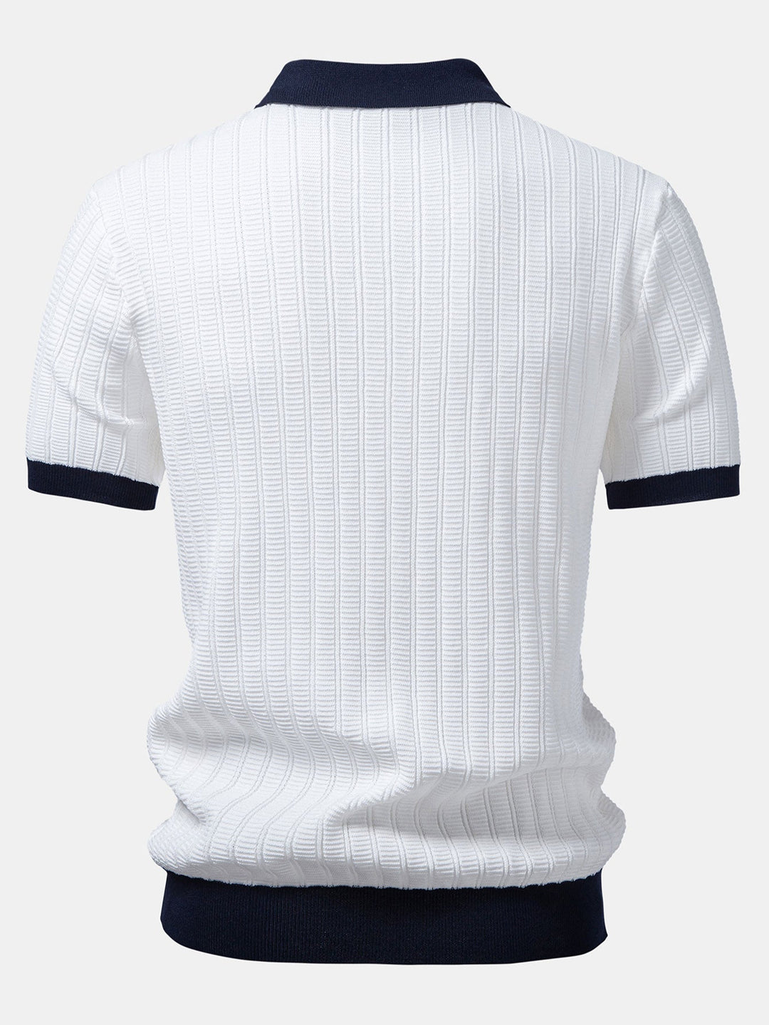 Contrast Getextureerde Johnny Kraag Polo & Slim Fit Getaperde Broek