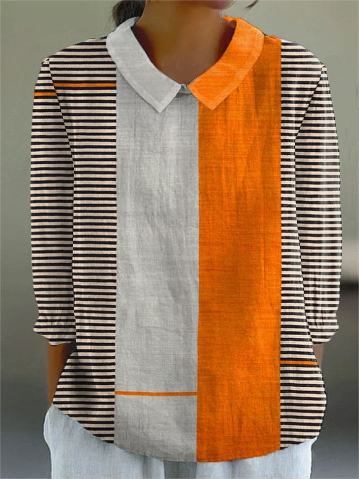 Dames Vintage Boho Geometrisch Kunst Print Casual Jurk