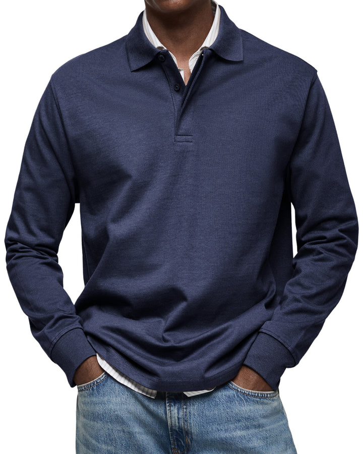 Alexandre™ | Casual poloshirt met lange mouwen 