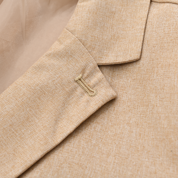 Herenmode Notch Revers Twee Knoppen Casual Blazer 47644865Z