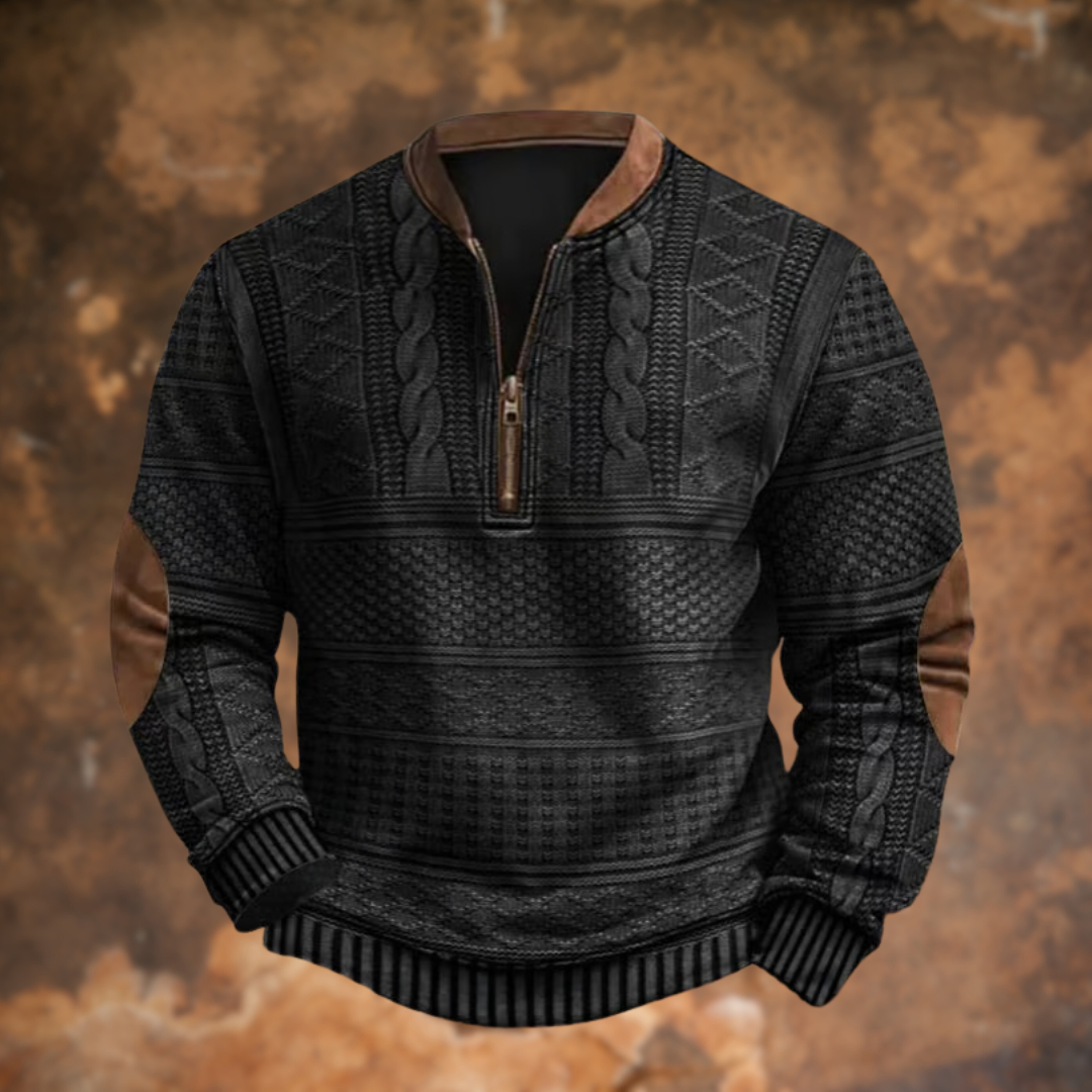 Maxime – Gebreide Trui met Ritsdetail
