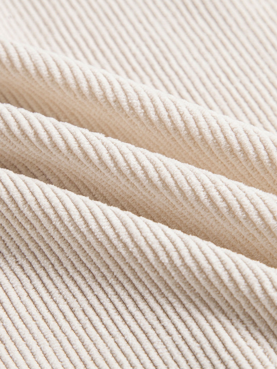Corduroy overhemd met korte mouwen en rechte corduroy broek