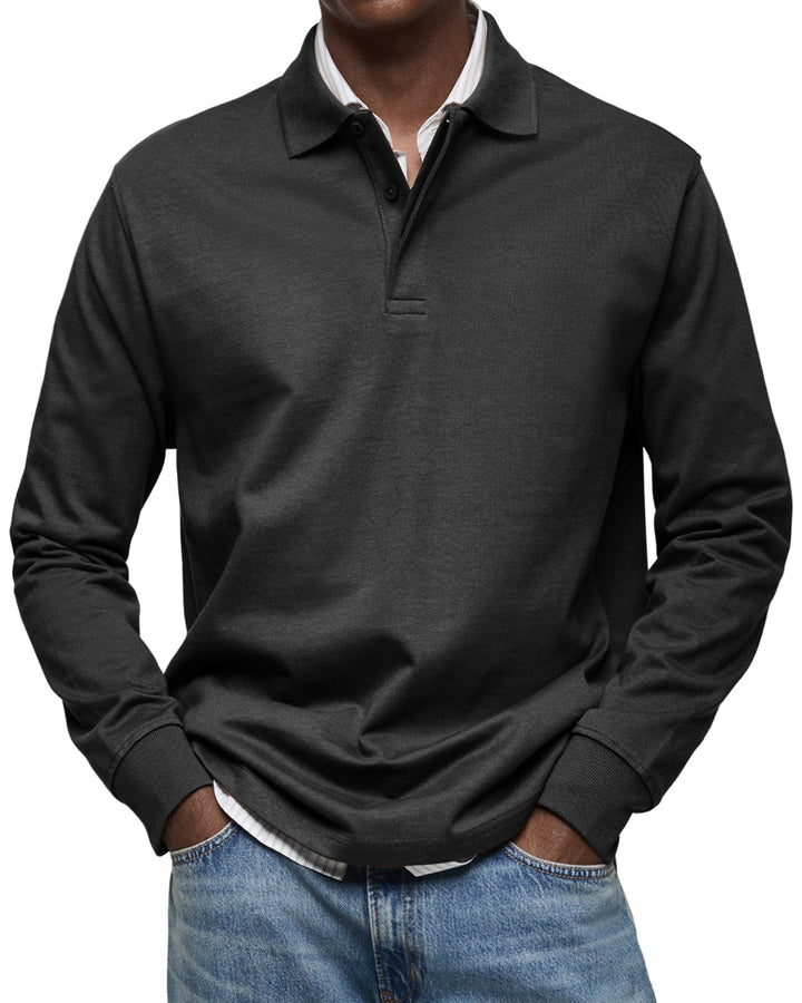 Alexandre™ | Casual poloshirt met lange mouwen 